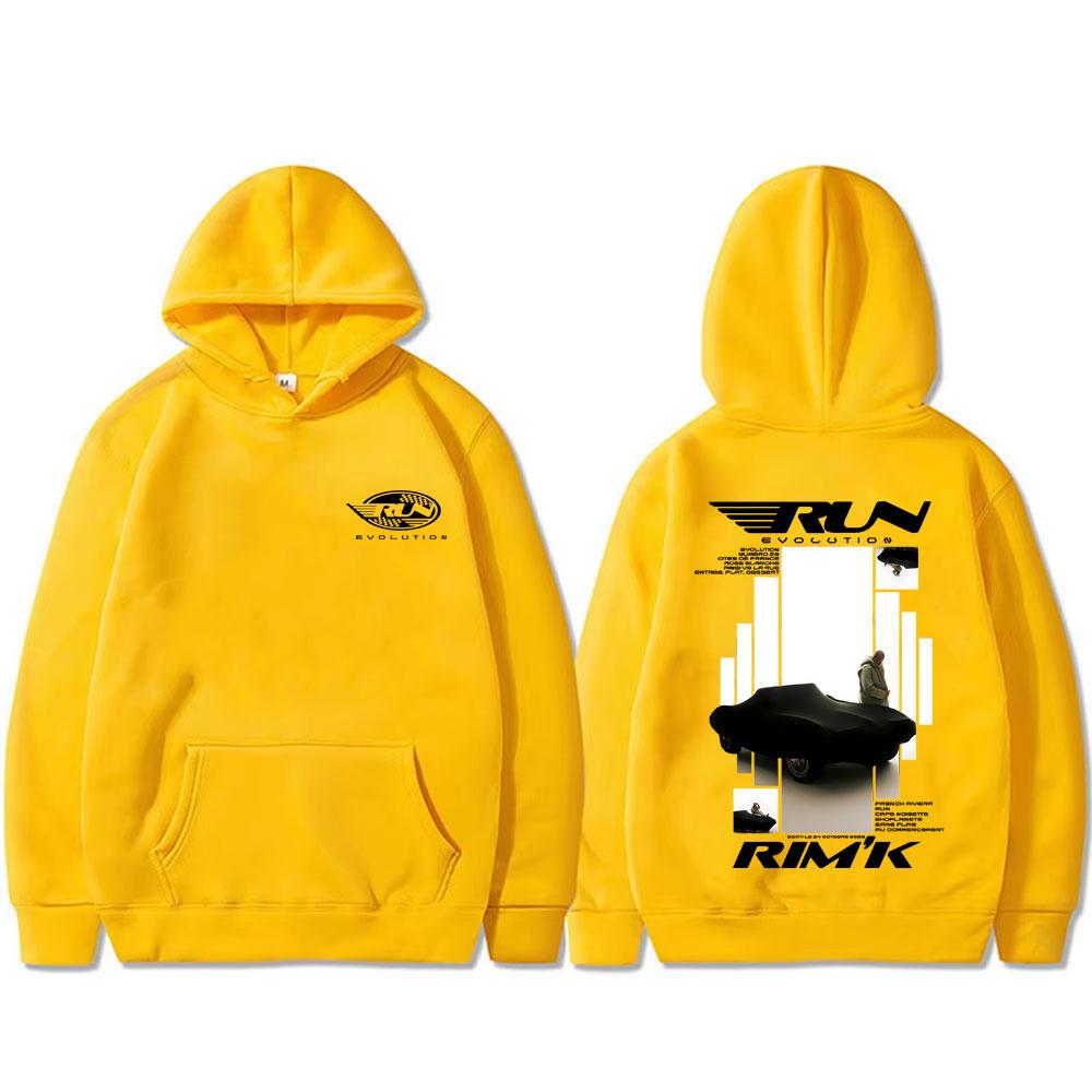 Rapper Rim'K Run Album Graphic Print Hoodie Men Women Hip Hop Fashion Pop Music Sweatshirt Vintage Streetwear