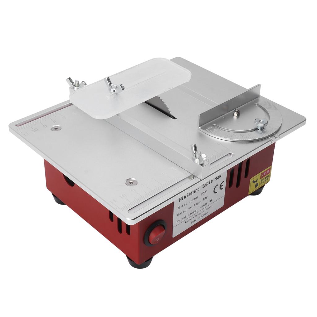 96W Multifunctional Table Saws Woodworking Desktop Cutting Tool Mini Household Table Saw for DIY