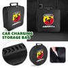 GFQKA1 Para Carro Abarth Carregador Pistola Dispositivo Cabo Armazenamento Bolsa Caixa Bolsa FR FIAT 500 595 695 124 Bravo Linea Siena Panda