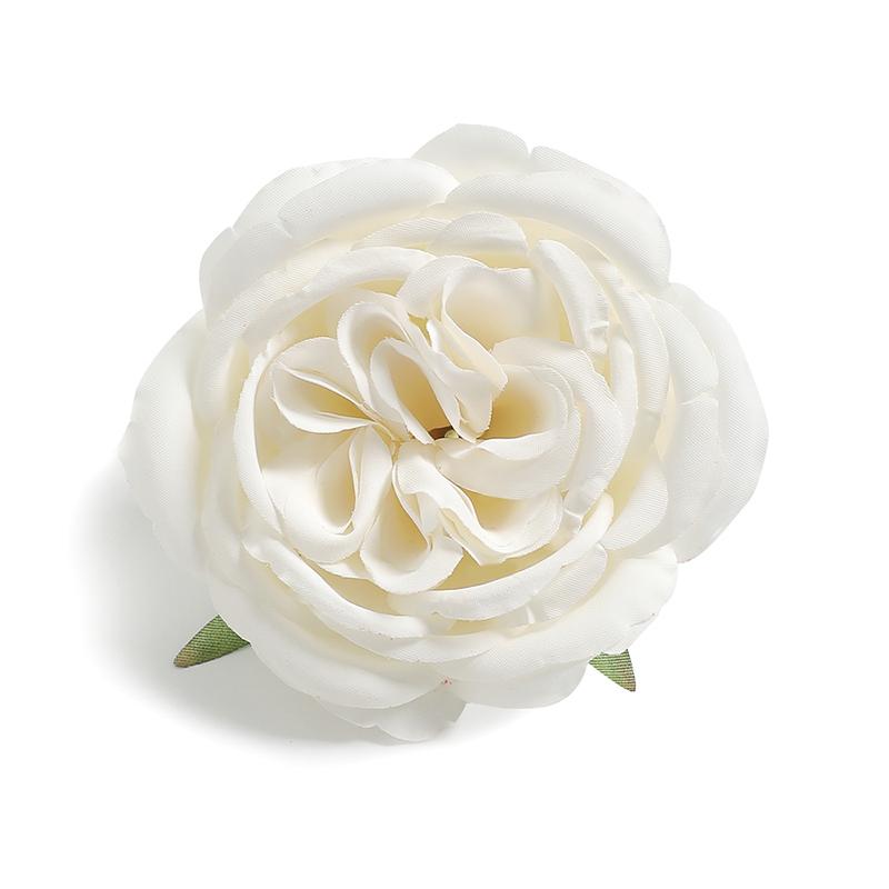 1/2/5Pcs Silk Retro Rose Heads Artificial Flower Decor Wedding Bridal Hairdress Home Party Decoration Fake Flower Wall Accessory