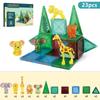 Children's Toy Forest Dinosaur Animal Magnetic Blocks Starter Set Classroom Essentials, Children's Magnetic Building Blocks Magn