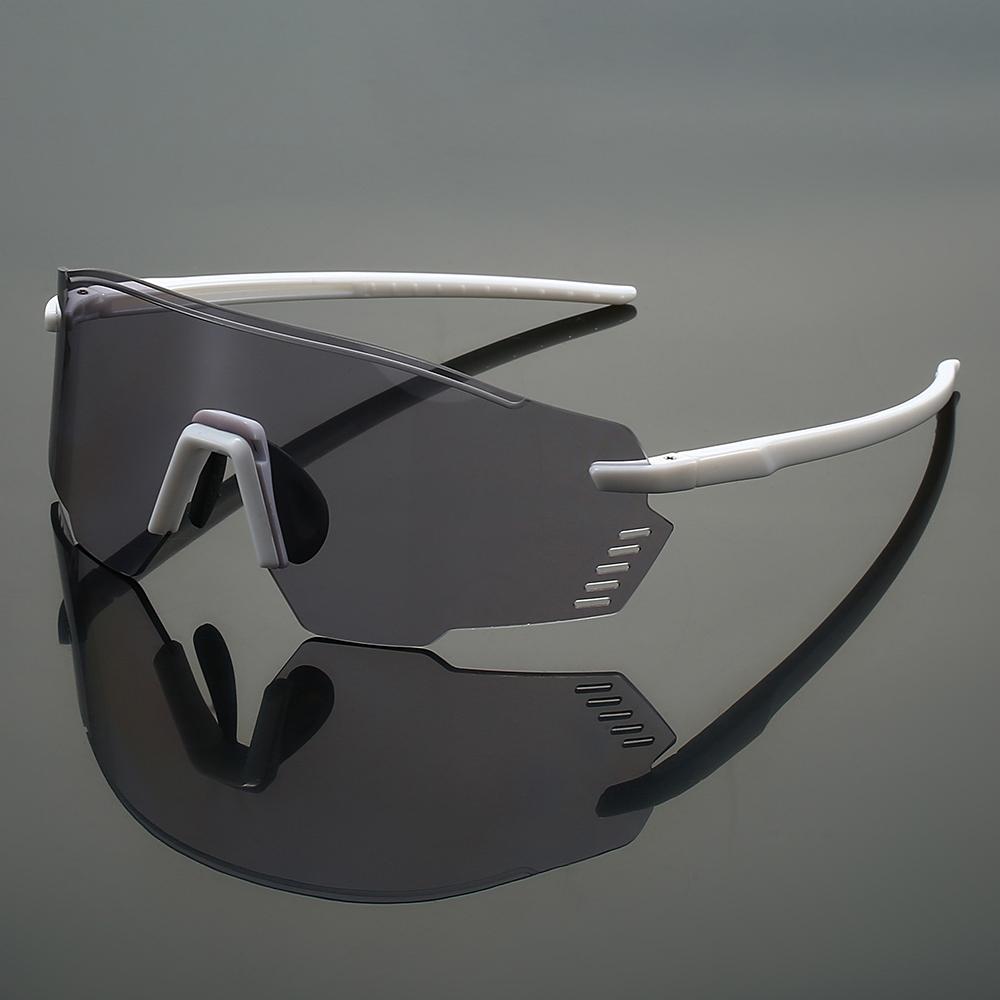 Rimless Oversized Sports Goggle Men  New in Wrapped Round Protective Cycling Sunglasses Women Outdoor Anti-UV Shades