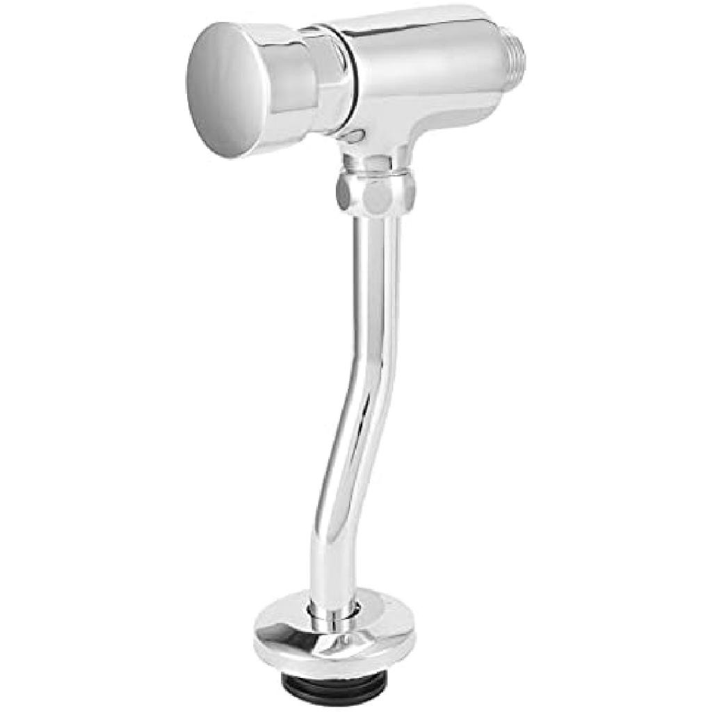 Urinal Flush Valve, G1/2 Water Saving Manual Flush Valve Copper Urinal Flush Valve Set Wall Mounted Hand Press Flushing Urinal Flushing Tool for