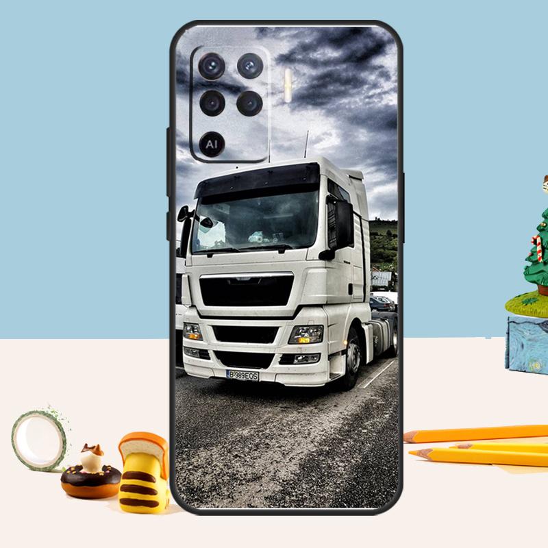 Truck Car For OPPO A98 A78 A58 A53 A54 A57 S A52 A72 A17 A77 A74 A94 A5 A9 A53 A15 A16 A76 A96 Case