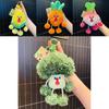Jinnew Scream Vegetables Plush Keychain Coin Pouch For Kids And Teens