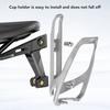 Bike Bottle Cage Saddle Adapter Professional Thickened Sturdy Adjustment Bottle Cage Mounting Bracket for Single and Double Bottles