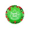 Environmental Christmas Paper Plates Disposable Christmas Paper Cups Christmas Tableware Set  Home