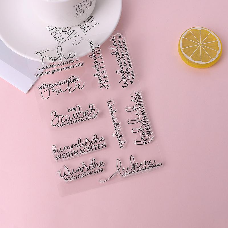 Nice DIY Silicone Clear Stamp Cling Seal Scrapbook Embossing Album ...