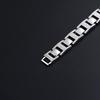 Hip Hop Copper Jewelry 12mm Diamond Icy Claw Bracelet Men's Cuban Chain Bracelet