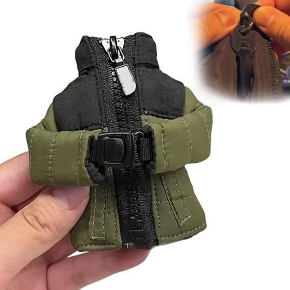 Cartoon New Down Coat Key Chain Multifunctional Down Coat Pendant Car Pendant