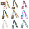 Yoga Sakura Ausweishalter Kleine Gänseblümchen Lanyard für Schlüssel Niedriges Nackenband Karten-ID-Ausweis Halter Schlüsselanhänger Zubehör Großhandel