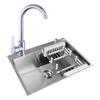 Single Handle Kitchen Tap Resistant To Corrosion Kitchen Fault Long Service Kitchen Fault Wall Mountable Sink Faucet