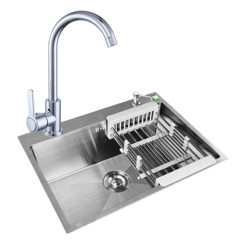 Single Handle Kitchen Tap Resistant To Corrosion Kitchen Fault Long Service Kitchen Fault Wall Mountable Sink Faucet