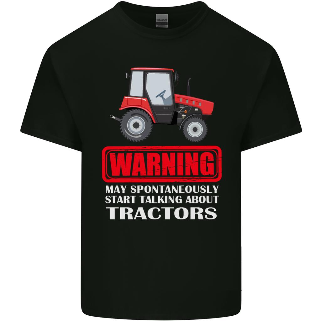 Talking About Tractors Funny Farmer Farm Unisexs Light Cotton TShirt