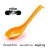MOLUONA Yellow Melamine Soup Spoons - Economical Pack