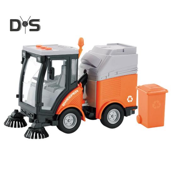 

Детская игрушка-грузовик для уборки снега с музыкальным освещением и инерционным приводом, масштаб 1/16, реалистичная модель машины для уборки улиц, образовательная игрушка-грузовик для уборки снега A