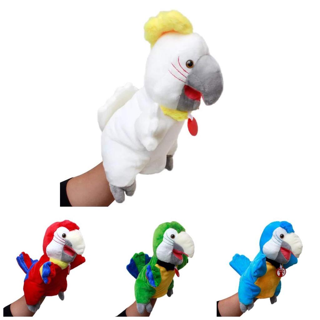 Sprechendes Tierpuppen-Spielzeug mit beweglichem Mund zum Geschichtenerzählen und zur Eltern-Kind-Bindung