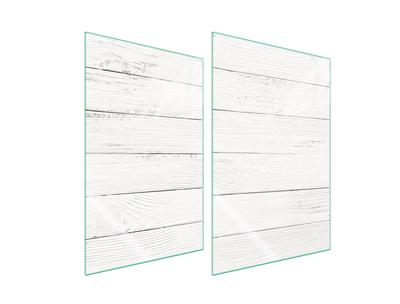 GLAS-SPRITZSCHUTZPLATTE FÜR DIE KÜCHE 2x35x52 HOLZ