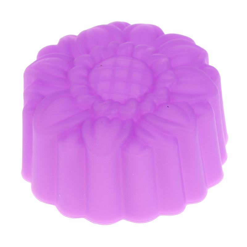 6ks 5cm slunečnicová forma na pudink Forma na muffiny, silikonové formy Příslušenství