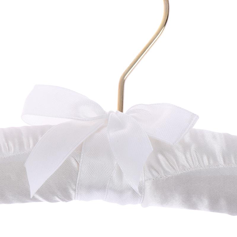 5X Clothes Hangers Satin Padded Luxury Soft Coat Hanger