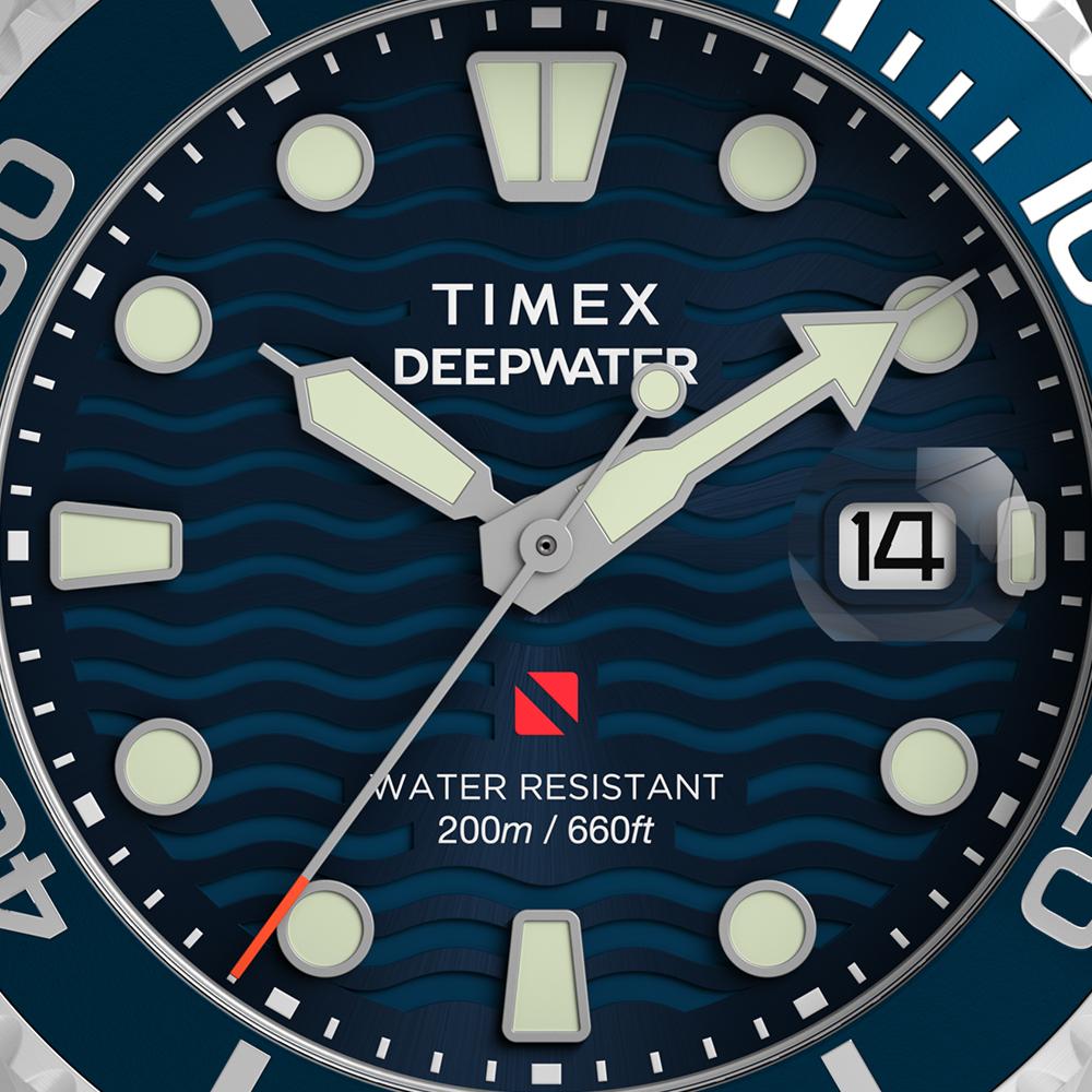 [Timex] Deepwater Meridian 200 Diving Watch 44mm TW2W81900