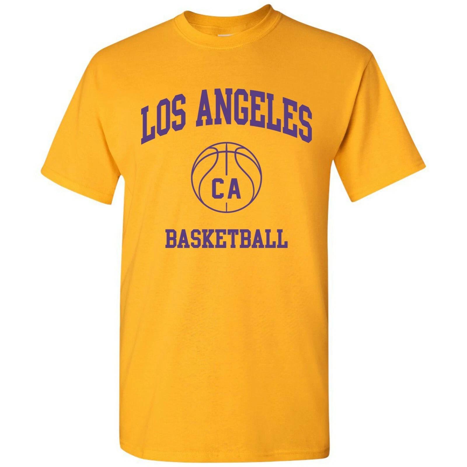 Los Angeles Classic Basketball Arch Basic Cotton T-Shirt XL