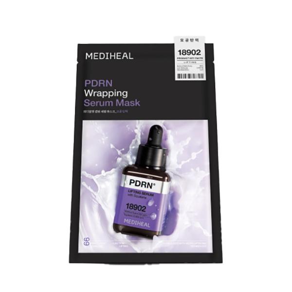 MEDIHEAL Wrapping Serum Mask Special Set (4 + 1 Sheets) – Madecassoside / PDRN