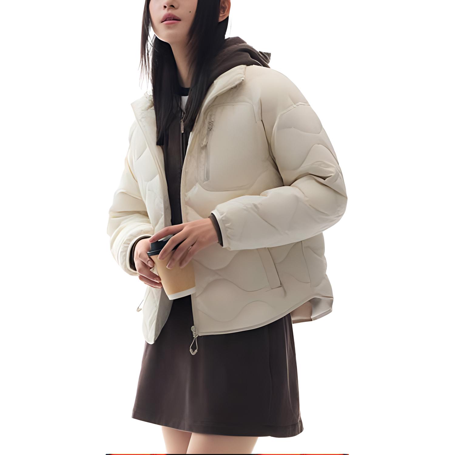 

Anta Waterproof Casual Warm Down Jacket Women Outerwear Pumpkin-Brown 162446909-1 M