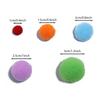 1/1,5/2/2,5/3mm Weiche Pompons Bunt Hohelastisch Flauschiger Plüschball DIY Handgenäht Kinderspielzeug Schuhe Hut Heimdekorationszubehör