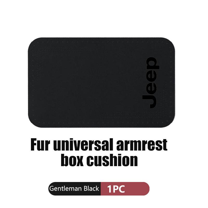 APK6  Universal Car Seat Armrest Pad Center Console Arm Rest Mat For Jeep Cherokee Patriot Liberty Wrangler JK JL Commander