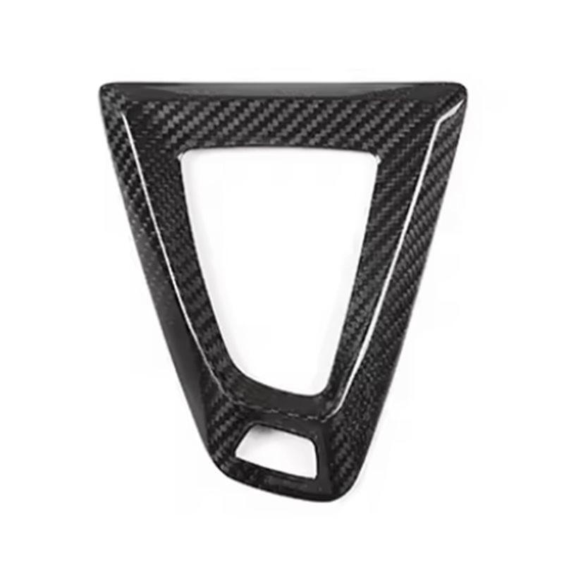 Powerful Carbon Fiber Panel Trim Sticker For BMW M3 F80 F82 2014- Gear Shift Knob Frame Car Interior Accessories
