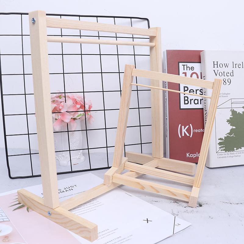 Puppen Holz Kleiderständer Kleiderorganisator Kleiderbügel für Puppen Handtasche Kleidung