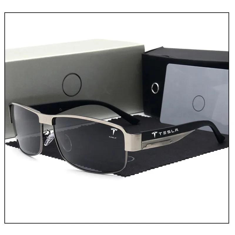 TDMC1 For Tesla Model 3 Model Y Model S Model X Cybertruck Roadster Car High-End Leisurely Luxury Sunglasses Men Women Fashion Goggles