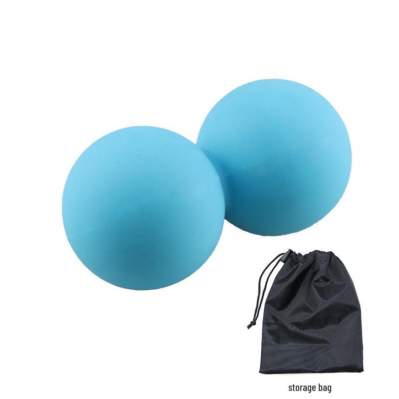 Silicone Muscle Relaxation Massage Ball - Solid Fitness & Training Peanut Ball for Foot Sole