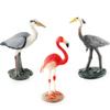 Realistische PVC-Tischfiguren von Flamingos, Reihern und Kranichen – dekorative, verspielte Figuren