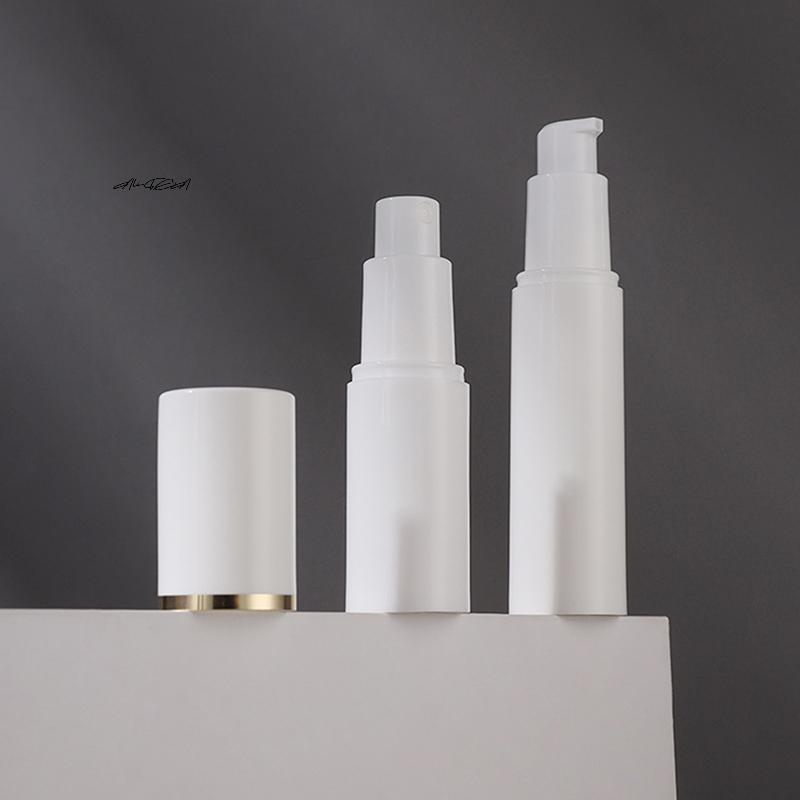 Plastic Airless Pump Bottle 15ml 30ml 50ml Vacuum Press Spray Bottle for Lotion Cream Gel Travel Bottling Container