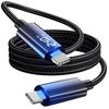 240W Dual USB C Cable Fast Charging Nylon Braided Type-C to Type-C Data Cord for Samsung Huawei Xiaomi Laptop Phone