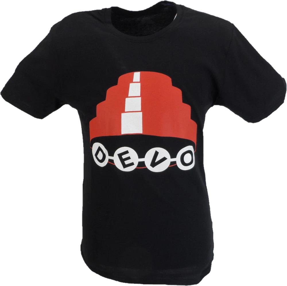 Unisexs Black Official DEVO Plantpot T Shirt S
