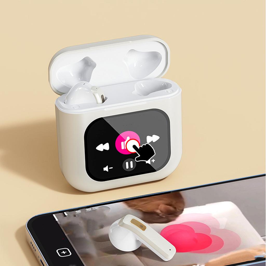 Earbuds   Noise Cancelling Wireless Earphones AI Language Translation Remote Camera Control