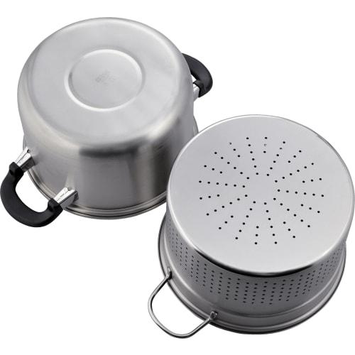 Wahei Freiz Pasta Pot, 22cm, Tsubamesan, IH Compatible, Triple-Layer Steel, EM-8126