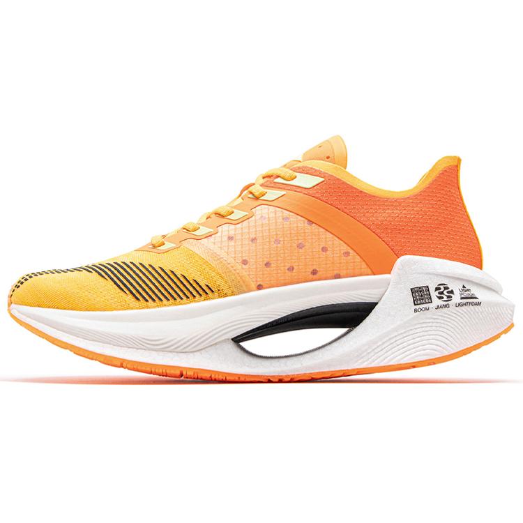 

Li Ning Shadow Essential Cushioning Breathable Lightweight Rebound Low top Running Shoes Women s Neon Honey Orange ARHQ258-1 37