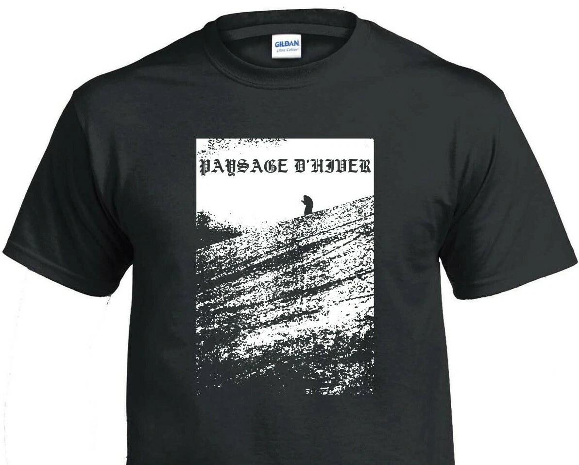 Paysage d Hiver T-Shirt black metal 2XL