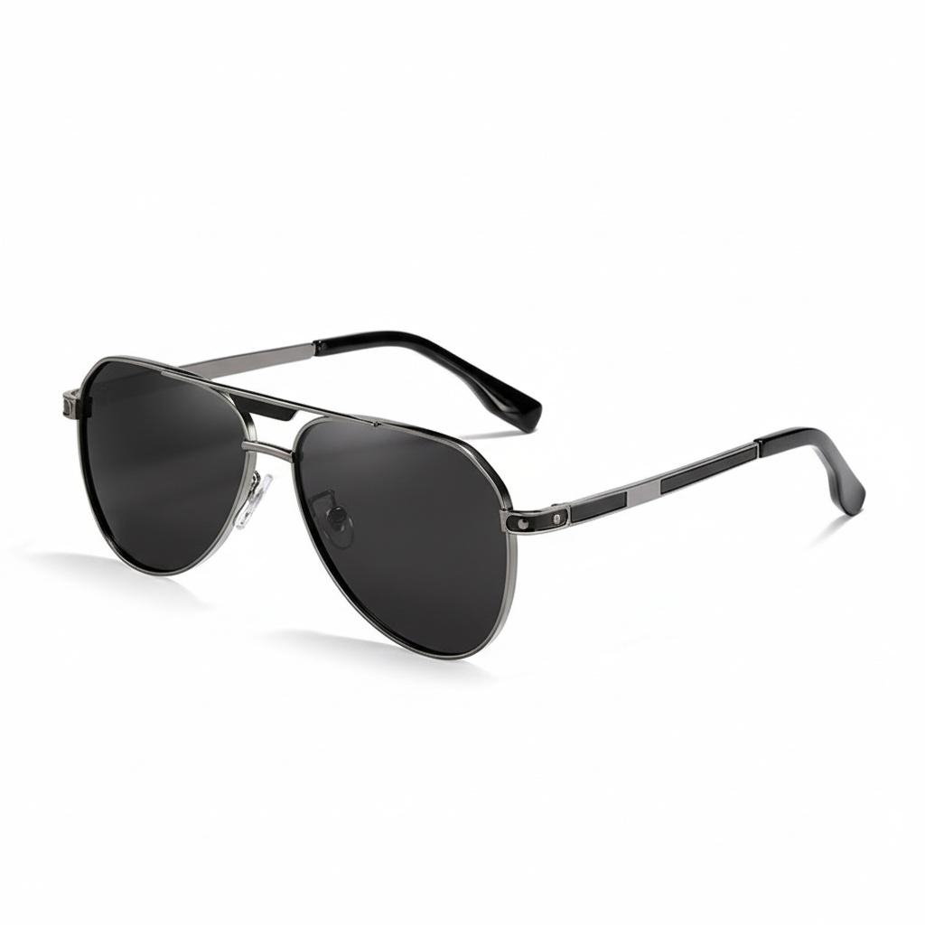 

Flying-style Eyeglass Frame. Fashionable And Versatile, With Uv Protection And Polarized Lenses.7721 сірий