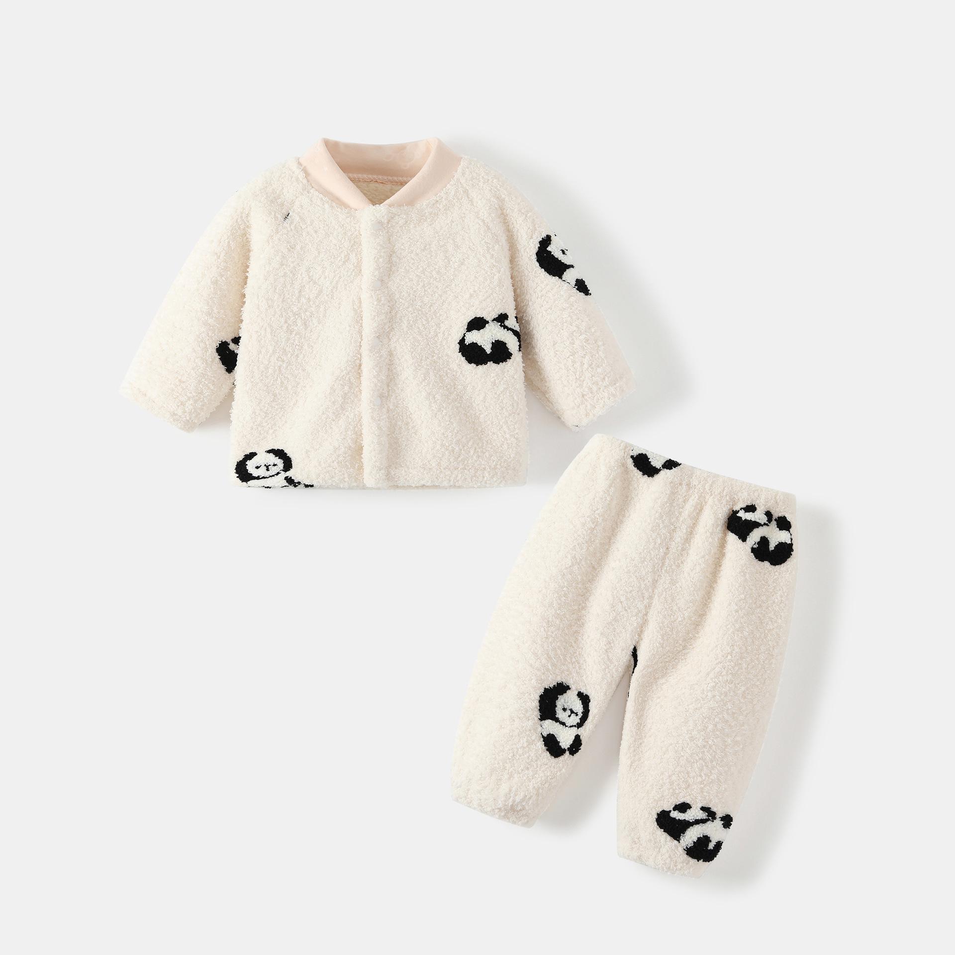 

Детская пижама из облачного флиса: Уютный теплый раздельный комплект для мальчиков и девочек 110cm