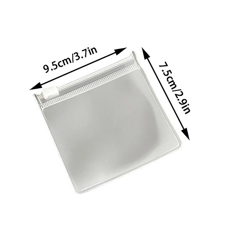 1/5/10pcs Pill Pouch Bags Zippered Pill Pouch Reusable Clear Pill Bags Self Sealing Travel Medicine Organizer Storage