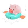 Toddler Bath Toys Baby Shower Play Pigs Clockwork Pull Cute Water Cartoon Animal Fun Wind-up Floating Toy for Kids Bathtub Gifts