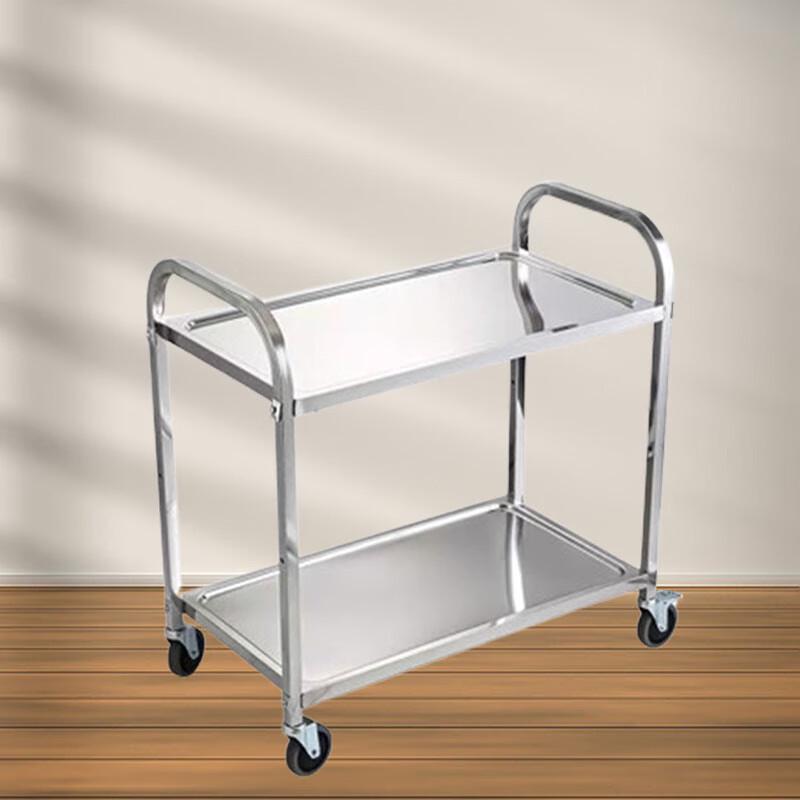 Thickened Stainless Steel Service Cart