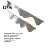 2Pcs Stainless Steel Stove Gap Cover Adjustable Length Stove Gap Filler Heat Resistant Kitchen Oven Counter Side Gap Filler Kit Range Trim Guard