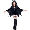 CosplayS-1XL adult vampire dark bat costume, halloween witch batman cos costume plus size party costume