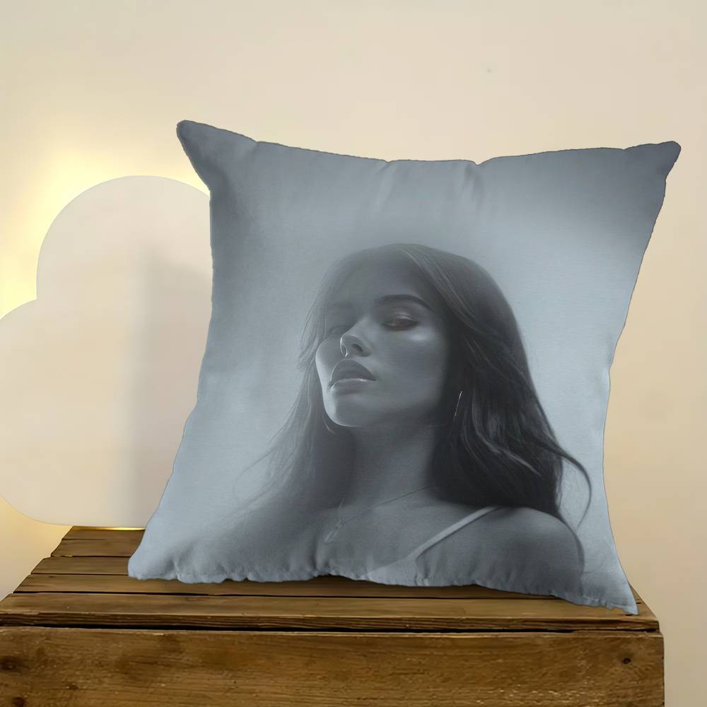 Singer Madison Beer Pillow Gift Home Office Decoration Bedroom Sofa Car Cushion Cover Case 45X45